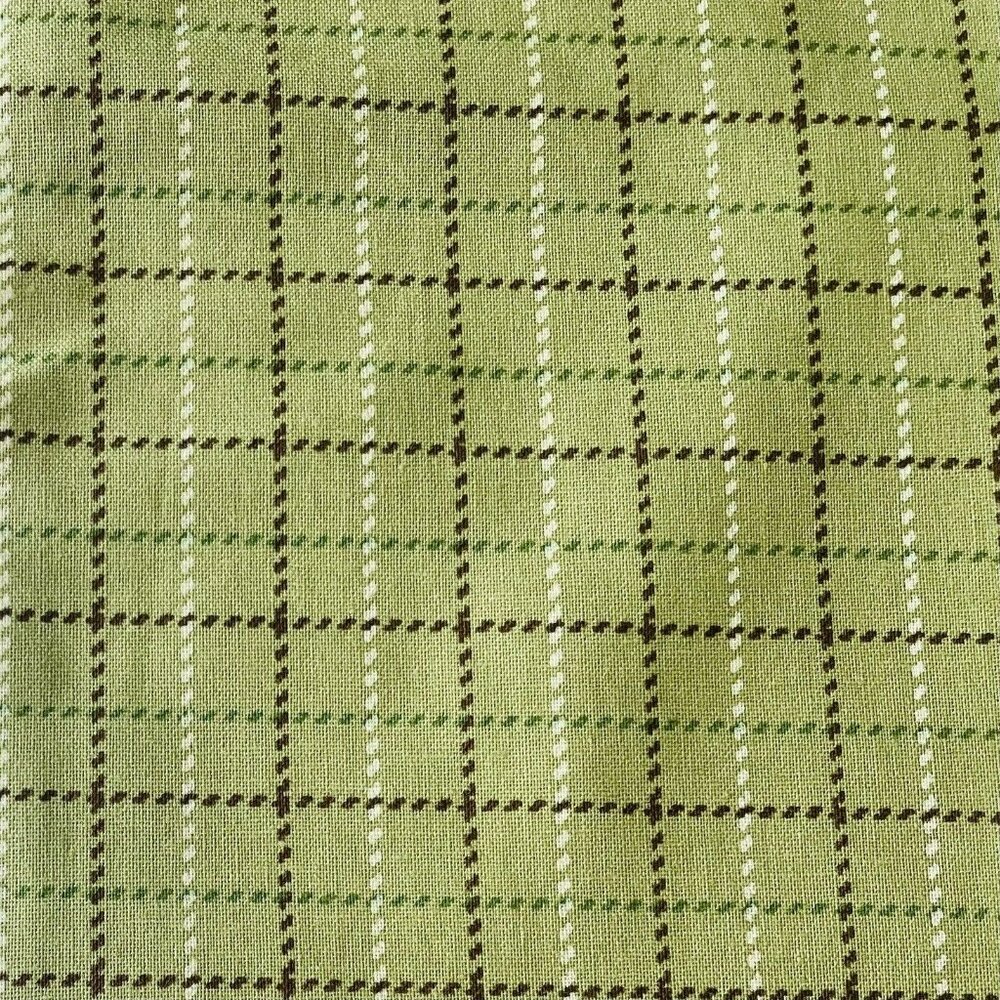 Fabric David Textiles 1 yard X 43” Plaid Sewing Quilting Apparel Cotton #1B95